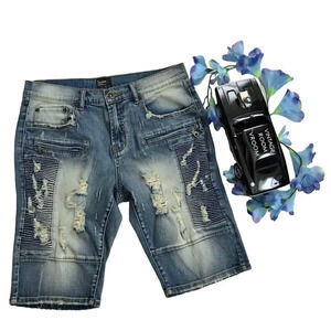 Decibel NWOT Medium Wash Jean Shorts Men 34